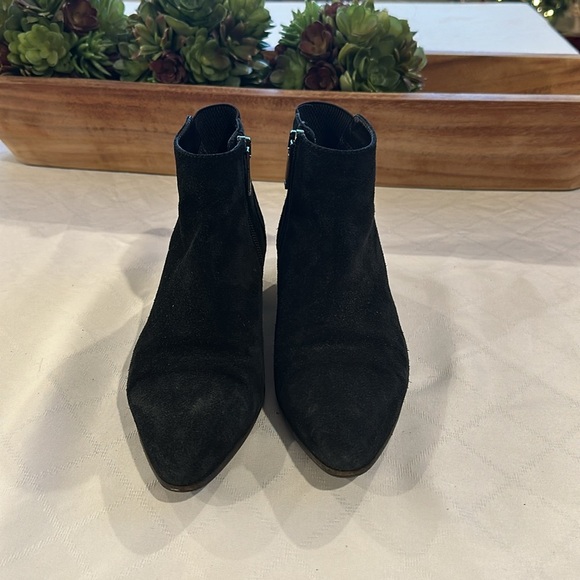 Aquatalia Weatherproof waterproof Suede Ankle Boots‎ booties black size 6 - Picture 2 of 11